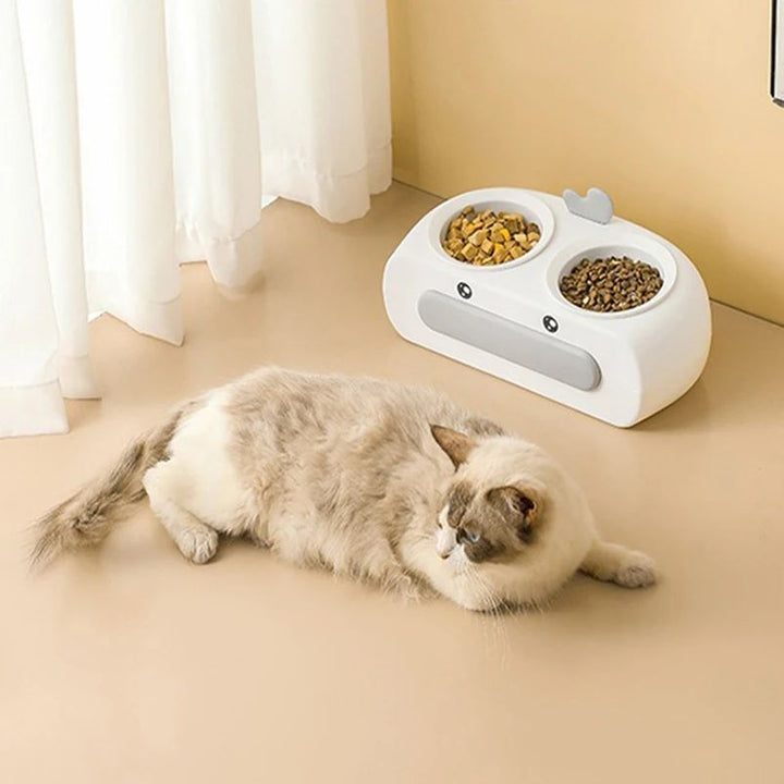 Why Every Pet Needs the Duck Design Pet Double Feeding Bowl Tray Set