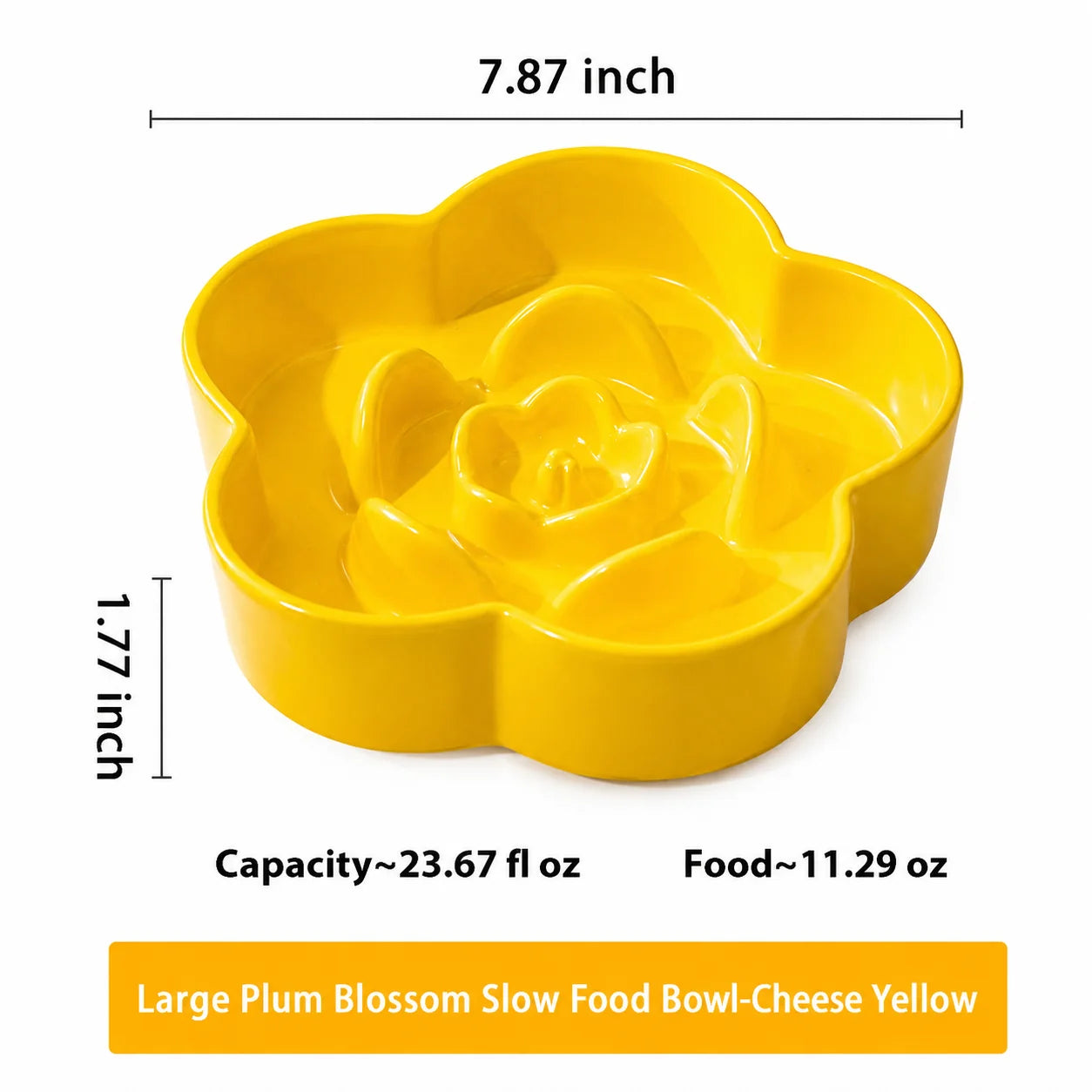Pet Ceramic Slow Feeding Bowl