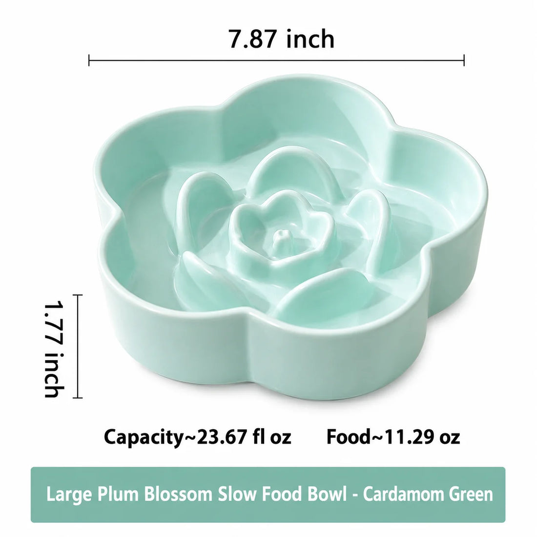 Pet Ceramic Slow Feeding Bowl