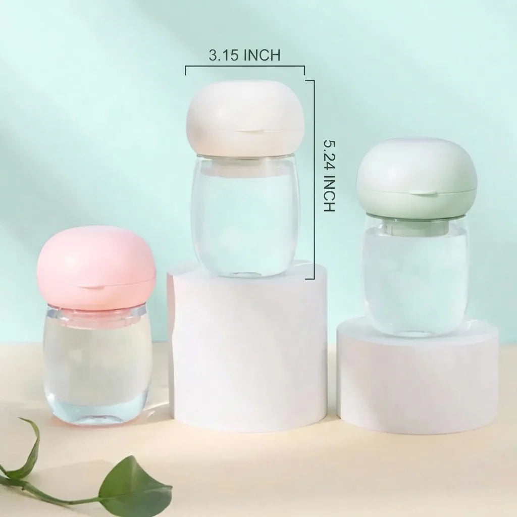 Portable Pet Water Bottle With Travel Feeding Bowl