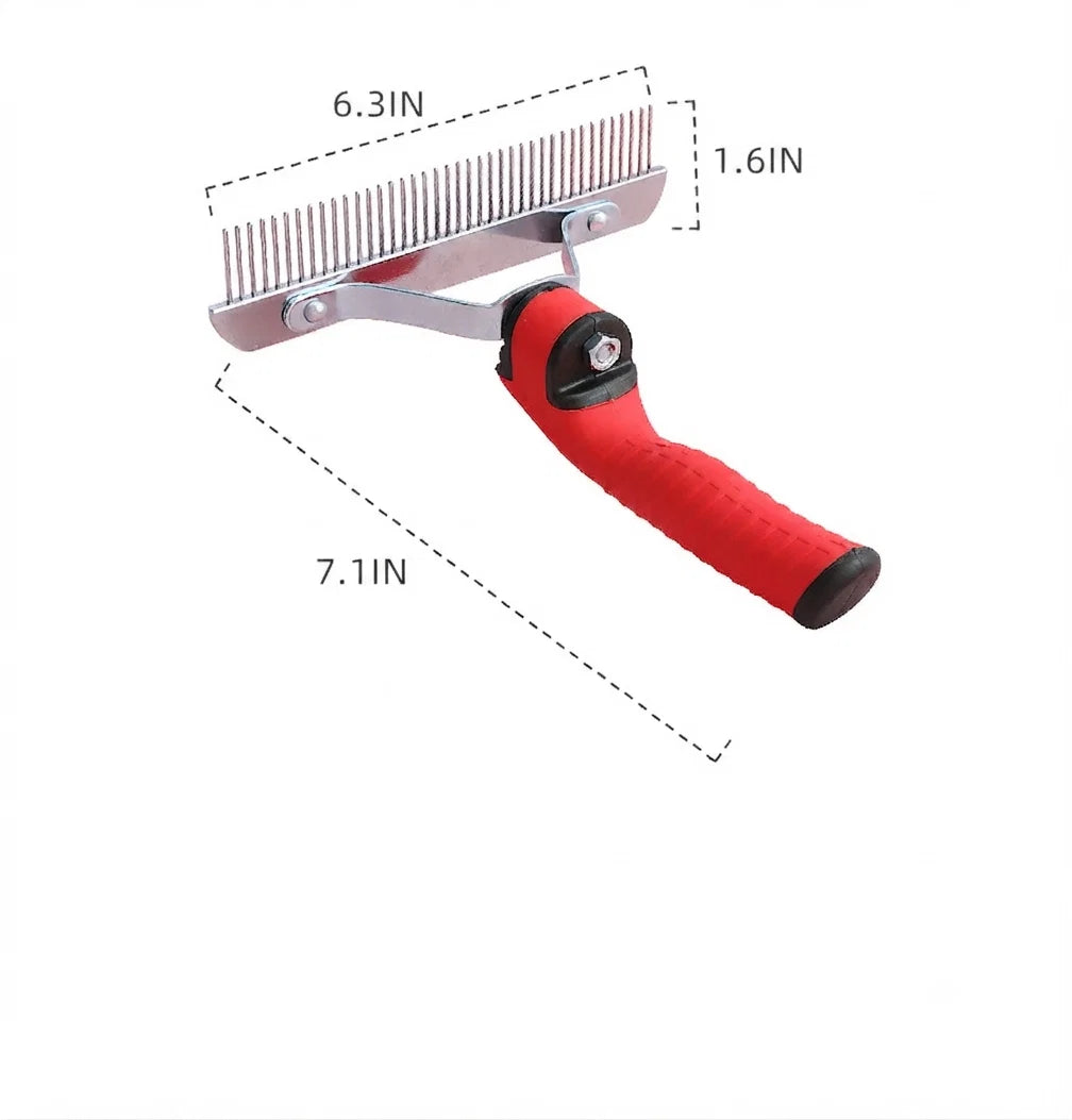 Pet Extra Large Rake Comb Deshedding Grooming Tool