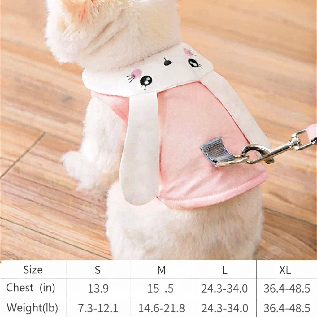 Pet Vest Chest Strap Leash Set