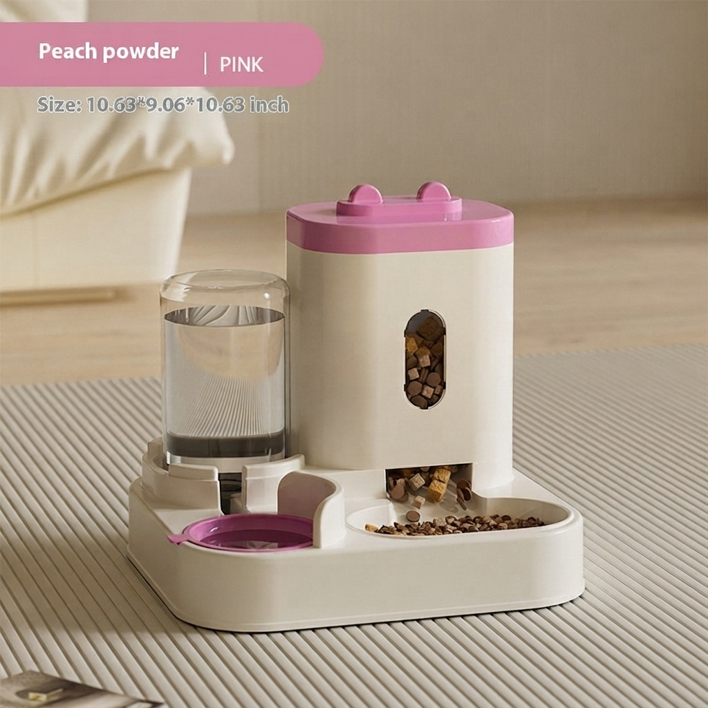 Automatic Pet Feeding Water Bowl Dispenser
