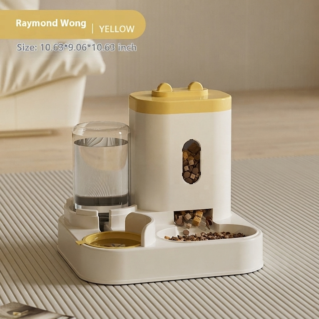 Automatic Pet Feeding Water Bowl Dispenser